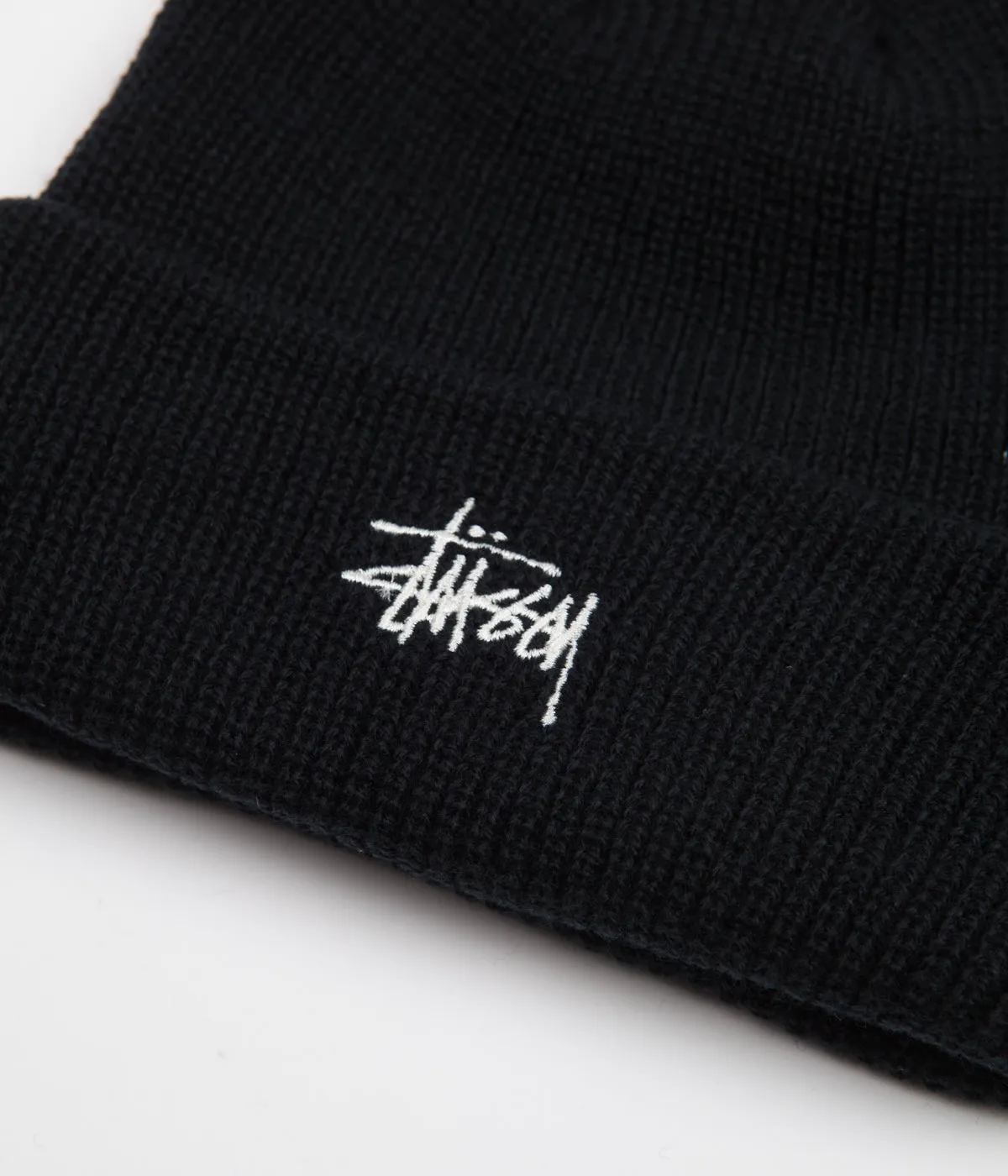 Stussy Basic Cuff Beanie - Black