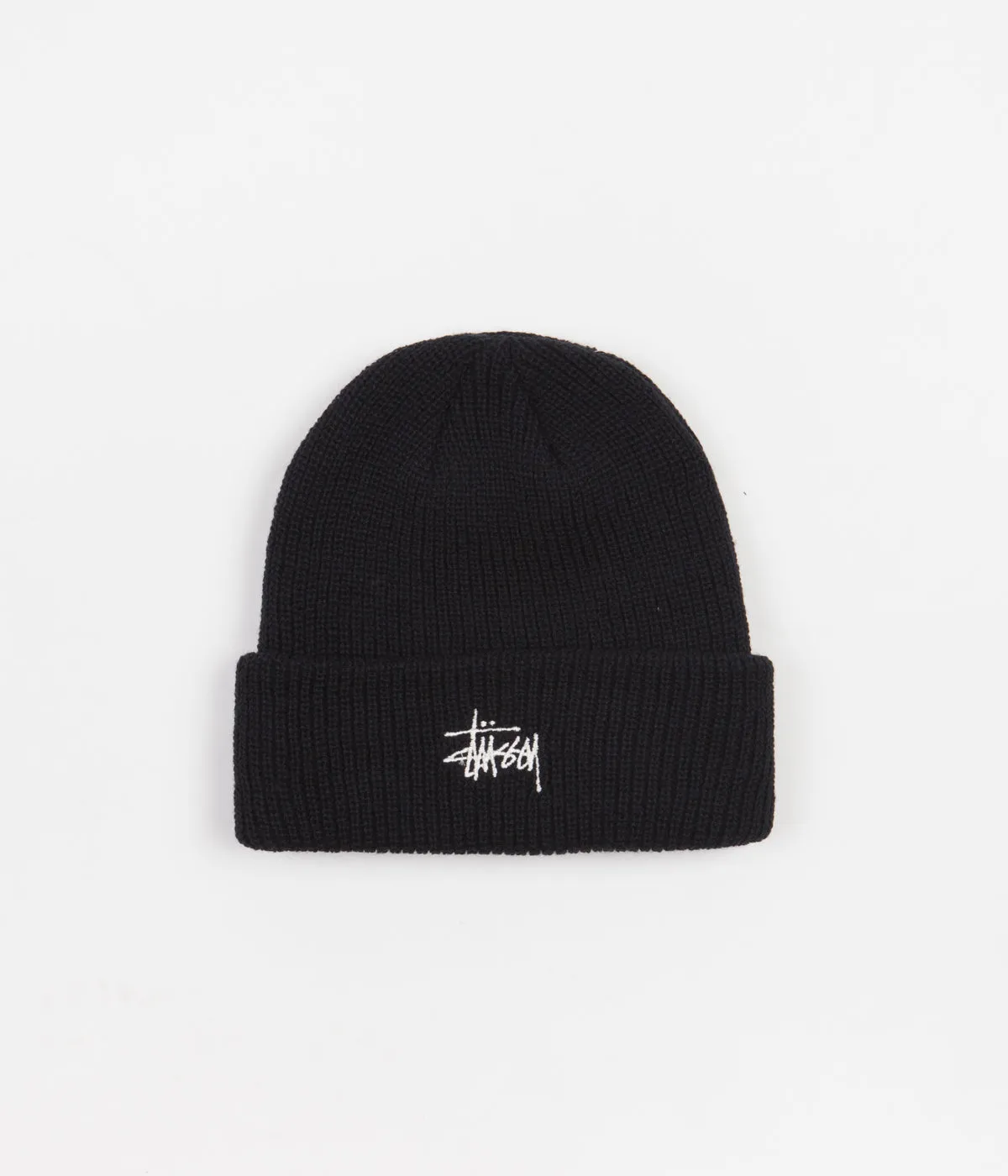Stussy Basic Cuff Beanie - Black