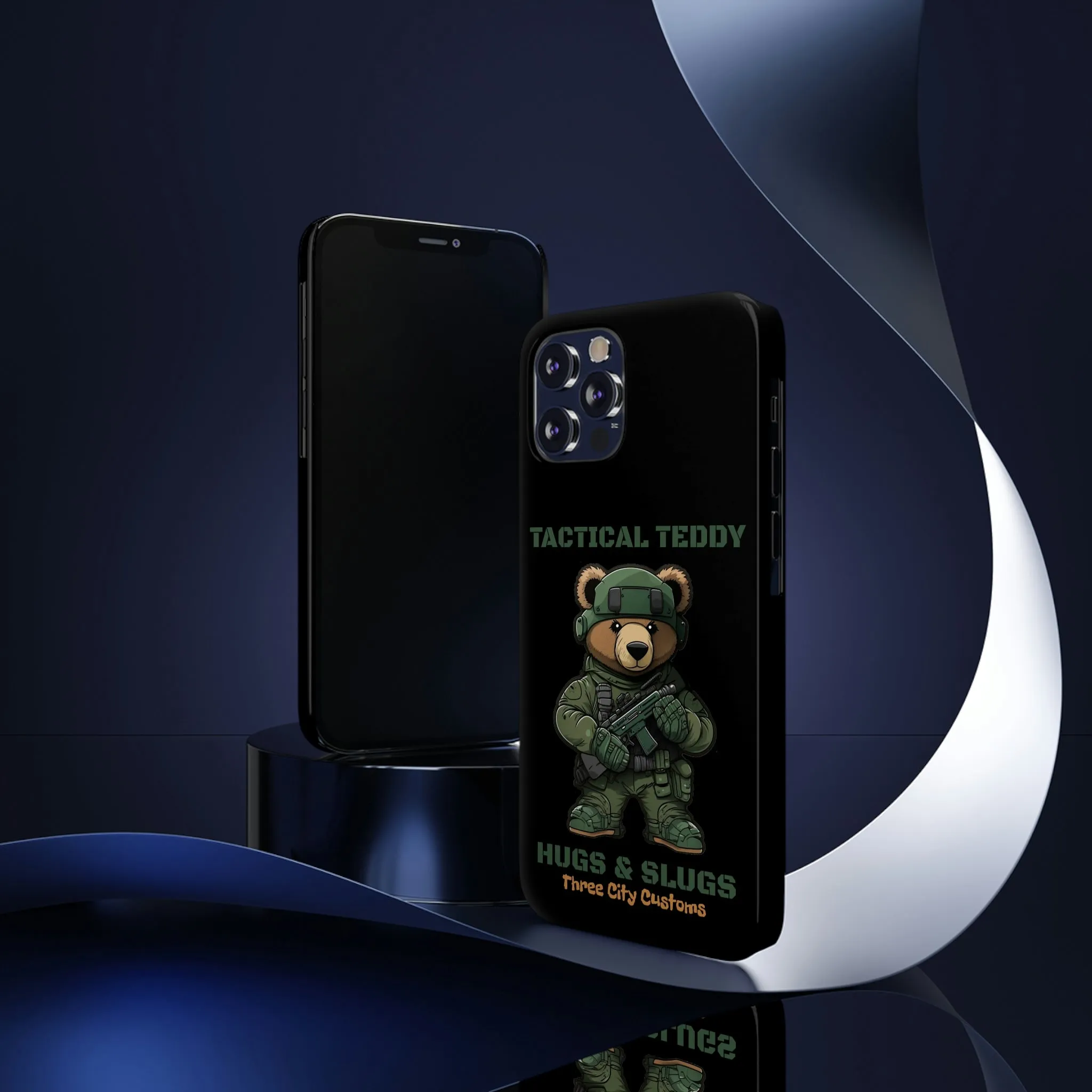 Tactical Teddy Custom Phone Case