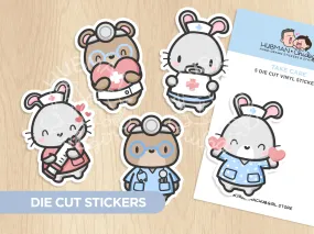 Take Care! Die Cut Stickers (Set of 5)