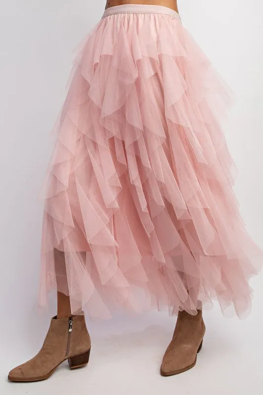 The Radiance Nichole Tulle Mesh Skirt