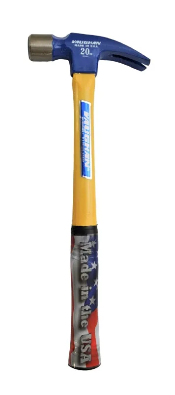 Vaughan FS999ML Hammer, 20 oz Head, Straight Claw, Milled Head, HCS Head, 16 in OAL :EA: QUANTITY: 1