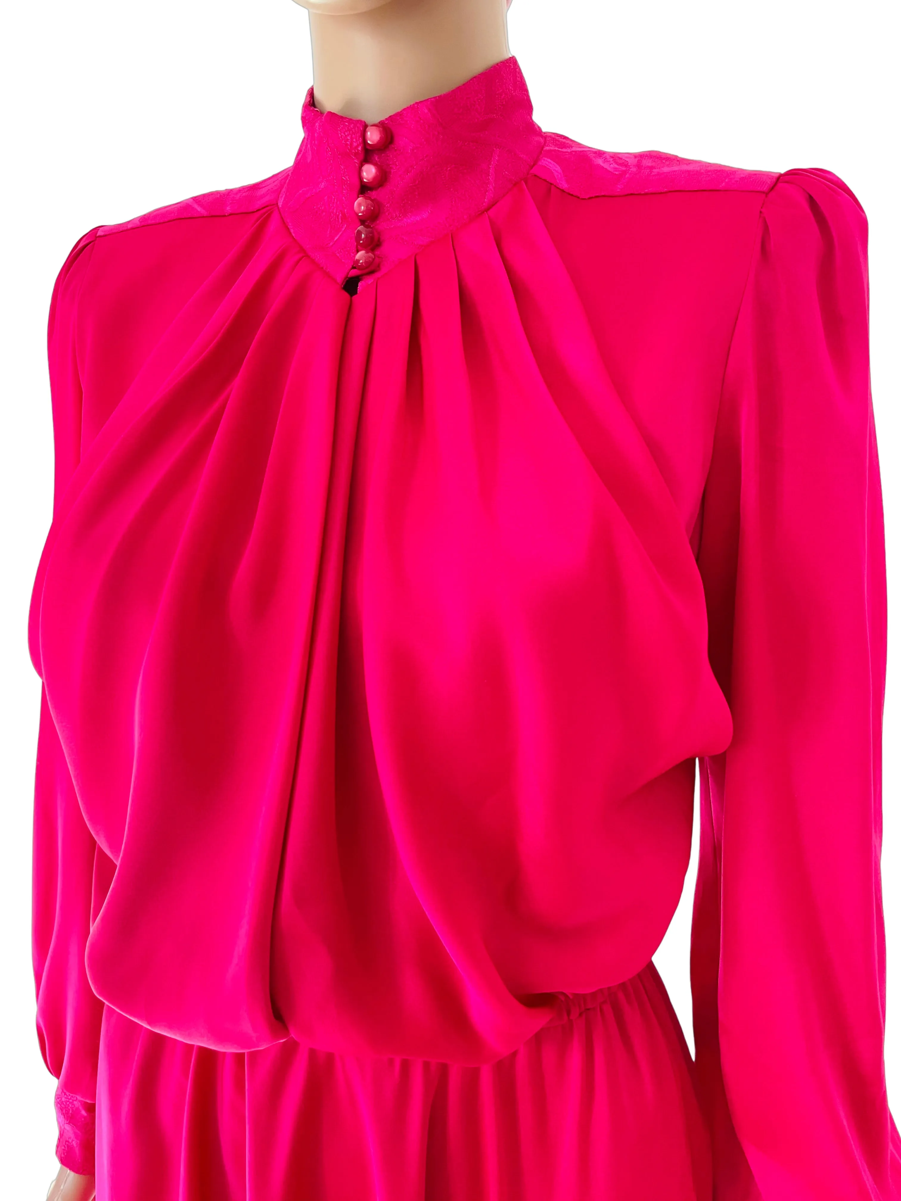 Vintage 1940's Pink Midi Dress
