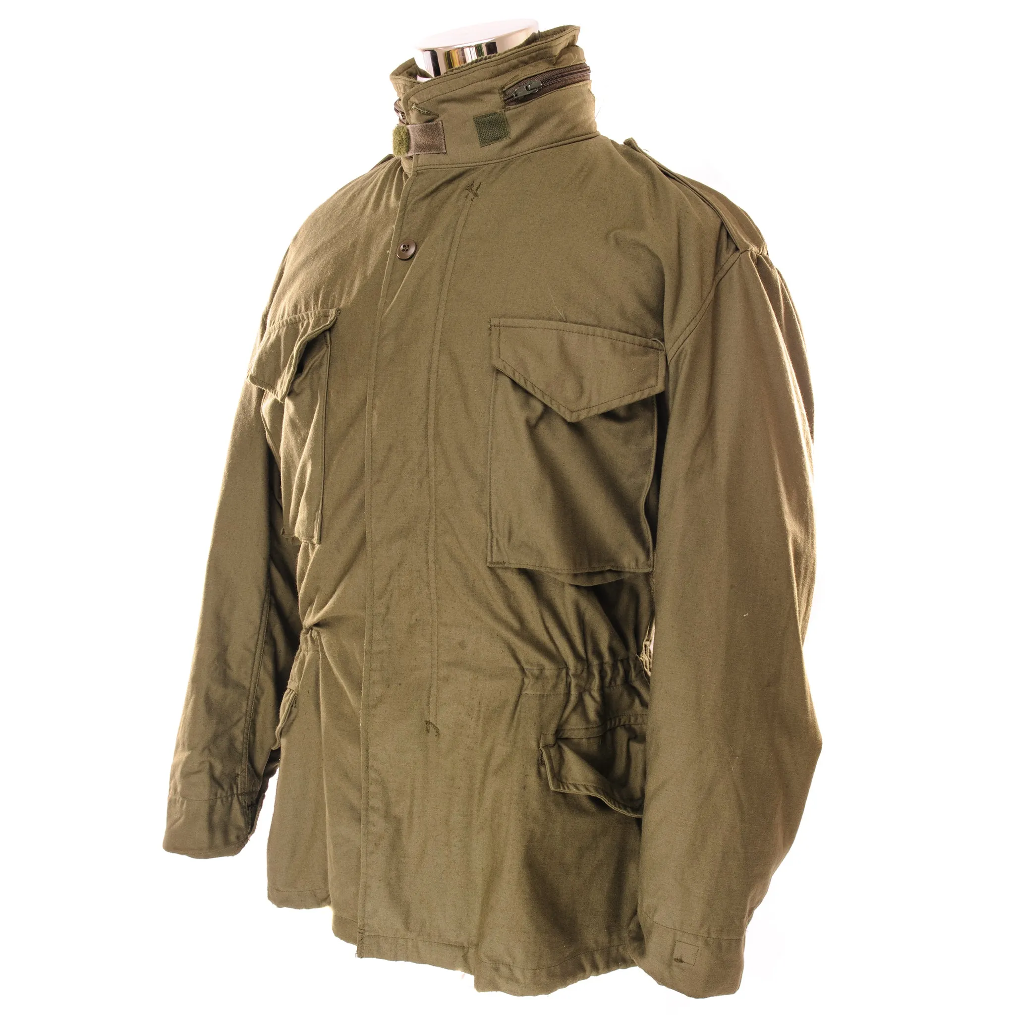 VINTAGE US ARMY M-1965 M65 FIELD JACKET 1991 SIZE LARGE REGULAR
