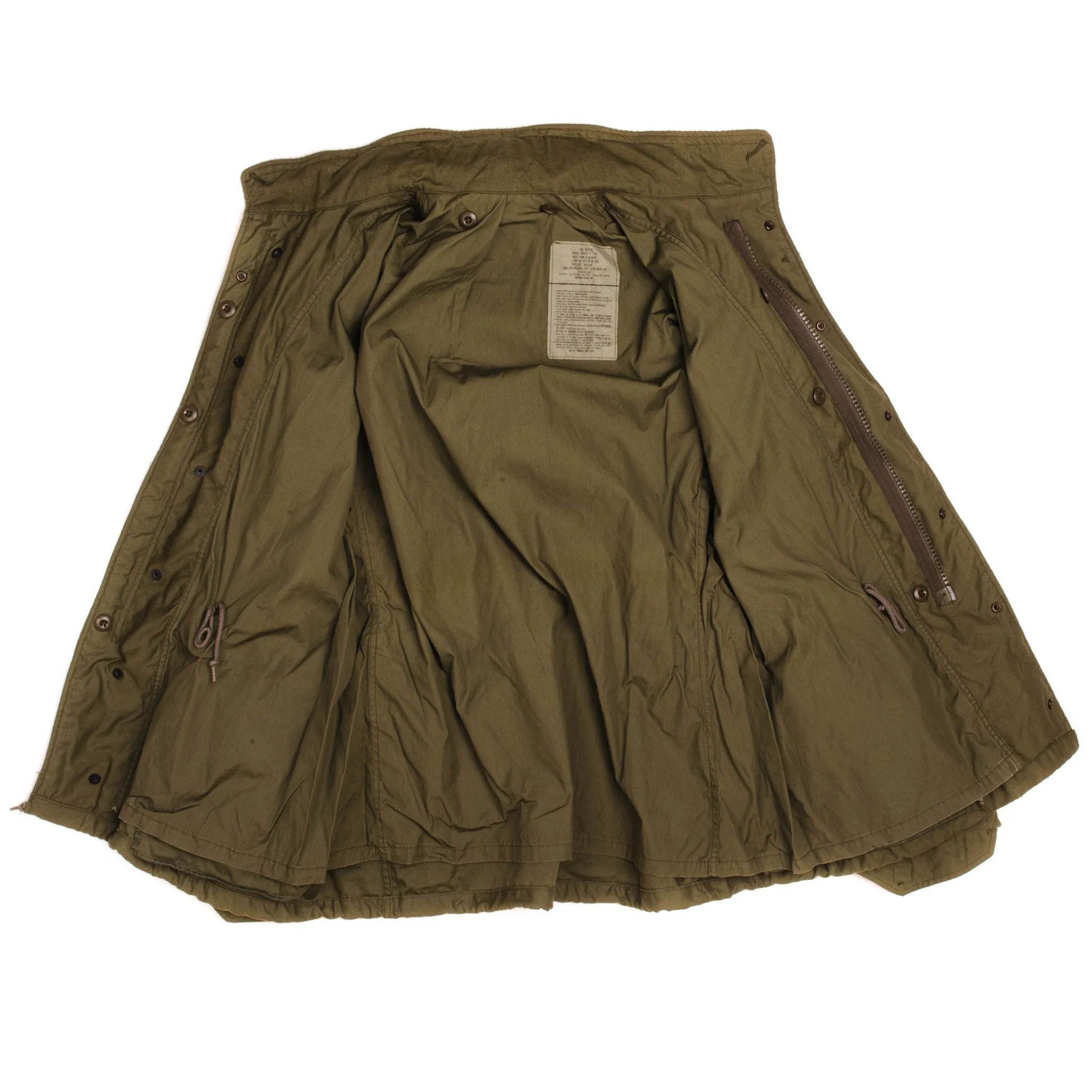 VINTAGE US ARMY M-1965 M65 FIELD JACKET 1991 SIZE LARGE REGULAR