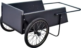 Vulcan YTL-002-087 Yard Cart, 300 lb, 42-1/2 L x 12-3/5 W x 24-2/5 H in Deck, Wood Deck, 2-Wheel, 20 in Wheel, Grey :EA: QUANTITY: 1
