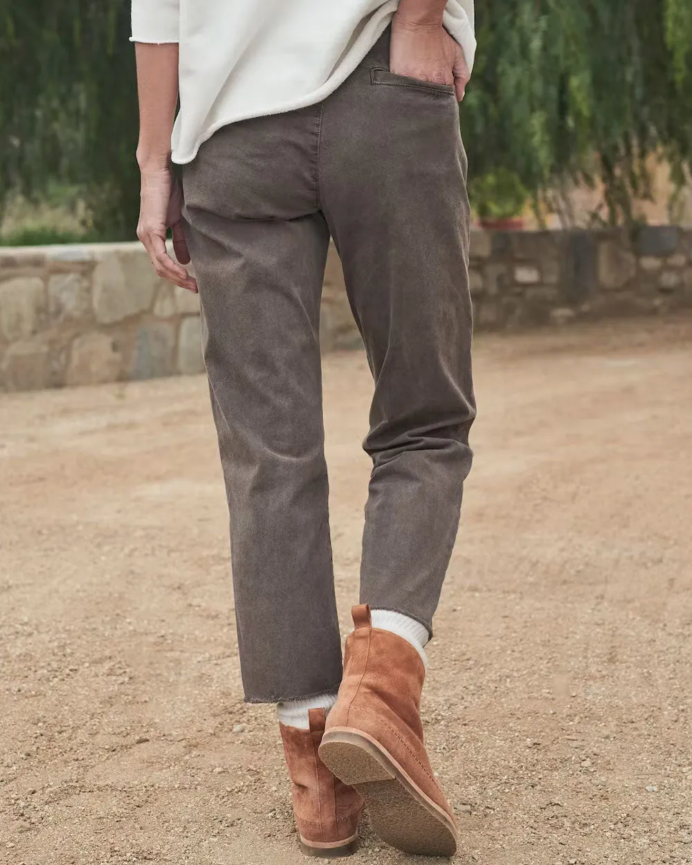 Wicklow Italian Chino Pant in Chocolate