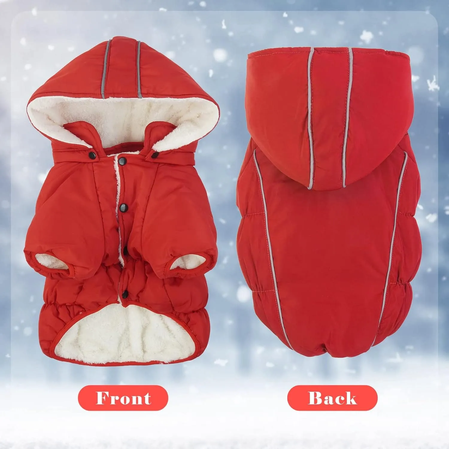 Windproof Dog Winter Jacket
