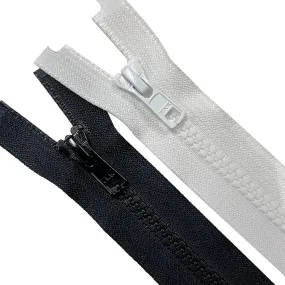 YKK- #5 Black/White Vislon YKK Zipper for Men/Women Clothing