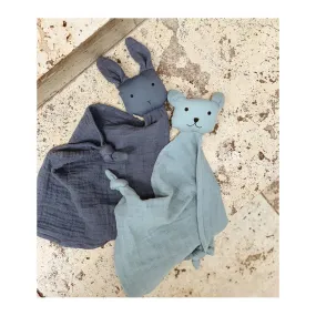 Yoko Mini Cuddle Cloth 2 Pack - Blue mix